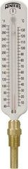 Winters - 40 to 280°F, Industrial Thermometer with Standard Thermowell - 1 Inch Immersion Length, 2 Inch Stem Length, 11 Inch Long, 1/2 Inch Thread - A1 Tooling