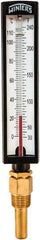 Winters - 30 to 240°F, Industrial Thermometer with Standard Thermowell - 2 Inch Immersion Length, 1.825 Inch Stem Length, 10 Inch Long, 1/2 Inch Thread - A1 Tooling