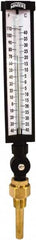 Winters - -40 to 110°F, Industrial Thermometer with Standard Thermowell - 3 Inch Immersion Length, 3-1/2 Inch Stem Length, 17 Inch Long, 3/4 Inch Thread - A1 Tooling