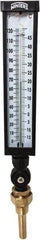 Winters - -15 to 120°F, Industrial Thermometer with Standard Thermowell - 3 Inch Immersion Length, 3-1/2 Inch Stem Length, 17 Inch Long, 3/4 Inch Thread - A1 Tooling