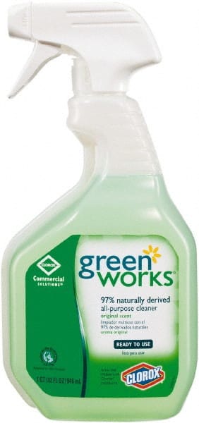 Green Works - Case of (12) 32 oz Spray Bottles All-Purpose Cleaner - Exact Industrial Supply