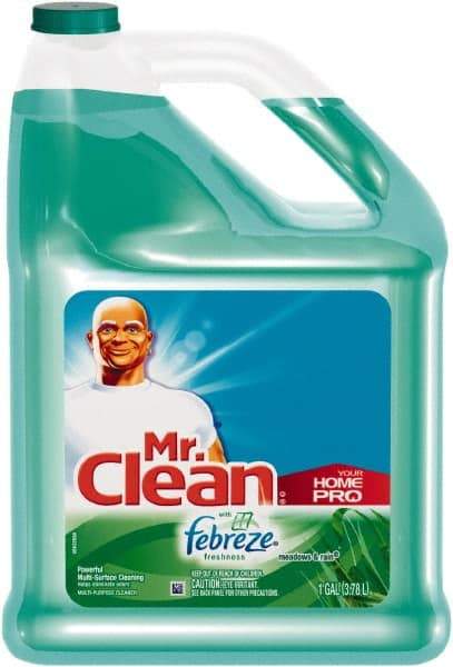 Mr. Clean - 1 Gal Bottle All-Purpose Cleaner - Liquid, Meadows & Rain - A1 Tooling