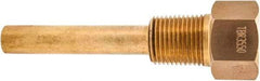 Winters - 4-1/2 Inch Overall Length, 1/2 Inch Thread, Brass Thermowell - 2-1/2 Inch Insertion Length - A1 Tooling