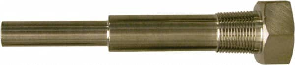 Winters - 6-3/4 Inch Overall Length, 3/4 Inch Thread, 304 Stainless Steel Thermowell - 5 Inch Insertion Length - A1 Tooling