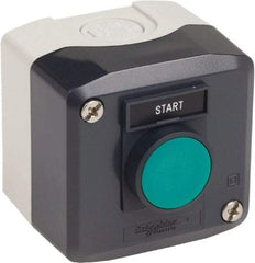 Schneider Electric - 1 Operator, Flush Pushbutton Control Station - Start (Legend), Momentary Switch, NO Contact, NEMA 1, 13, 4, 4X - A1 Tooling