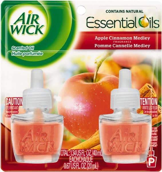 Air Wick - 0.67 oz Air Freshener Dispenser Refill - Apple Cinnamon, Compatible with Air Wick Oil Warmers - A1 Tooling