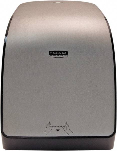 Kimberly-Clark Professional - Hands Free, Plastic Paper Towel Dispenser - 16.44" High x 12.66" Wide x 9.18" Deep, Silver - A1 Tooling