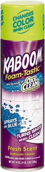 Kaboom - 19 oz Can Foam Bathroom Cleaner - Fresh Scent, Nonacidic, General Purpose Cleaner - A1 Tooling