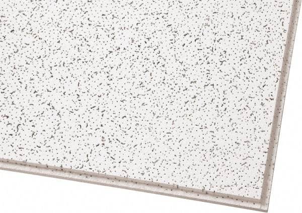 Armstrong World - 24" Long x 24" Wide, Wet-Formed Mineral Fiber Acoustic Ceiling Tile - ASTM E1264 Specification, White - A1 Tooling