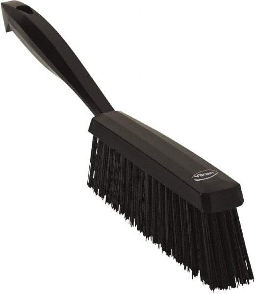 Vikan - 14" OAL, Polyester Staple Set Bench Brush - 2" Bristle Length, 6-3/8" Long Head, Black - A1 Tooling