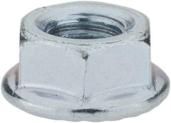 Monroe Engineering Products - M6x1.00 Grade 8 Steel Hex Flange Lock Nut - 6mm High, Zinc-Plated Finish - A1 Tooling