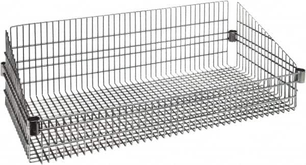 Quantum Storage - Wire Basket Unit - 24" Wide x 18" Deep x 10" High, - A1 Tooling