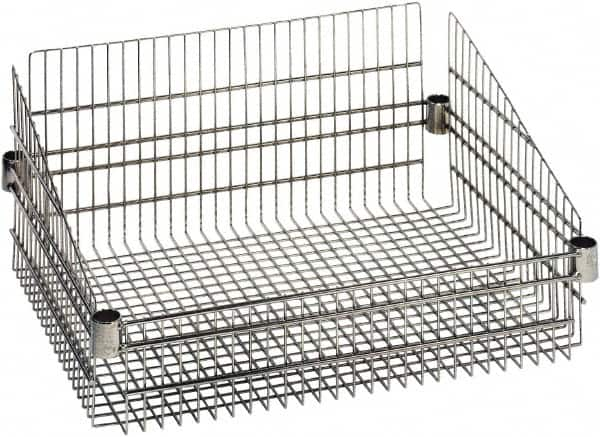 Quantum Storage - Wire Basket Unit - 24" Wide x 24" Deep x 10" High, - A1 Tooling