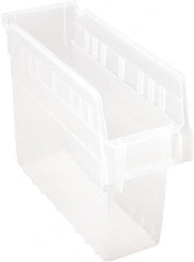 Quantum Storage - 4-3/8" Wide x 11-5/8" Deep x 8" High Hopper Shelf Bin - Exact Industrial Supply