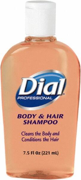 Dial - 7.5 oz Bottle Peach Hair & Body Wash - Clear Amber - A1 Tooling