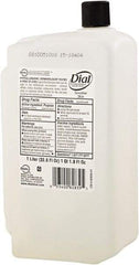 Dial - 1 L Dispenser Refill Liquid Soap - Clear, Pleasant Fragrance Scent - A1 Tooling