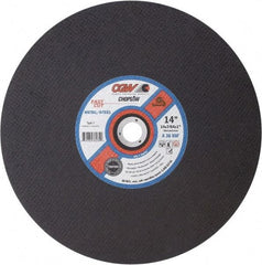 Camel Grinding Wheels - 14" 36 Grit Aluminum Oxide Cutoff Wheel - 7/64" Thick, 1" Arbor, 4,400 Max RPM - A1 Tooling