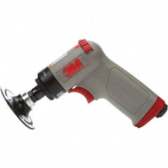 3M - 1 to 4" Disc, 15,000 RPM, Pneumatic Handheld Disc Sander - 22 CFM, 1/4 NPT Inlet, 0.45 hp - A1 Tooling