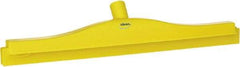 Vikan - 20" Rubber Blade Floor Squeegee - Double Edge, Yellow, Plastic Holder - A1 Tooling