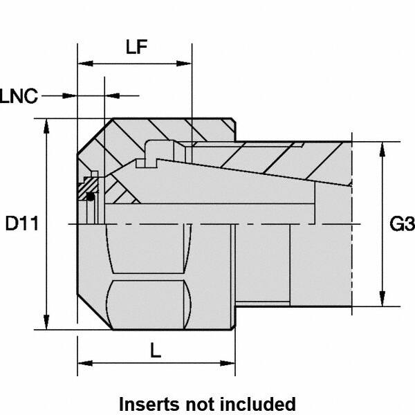 Kennametal - Nut for Indexable Tools - - Exact Industrial Supply