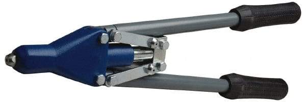 RivetKing - Straight Head Hand Riveter - 1/8 to 3/16" Rivet Capacity, 17-1/2" OAL - A1 Tooling