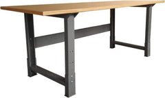 Value Collection - Industrial Work Bench - 4,000 Lb Capacity, Shop Top, Gray, 36" Wide x 34-3/4" High x 72" Long - A1 Tooling