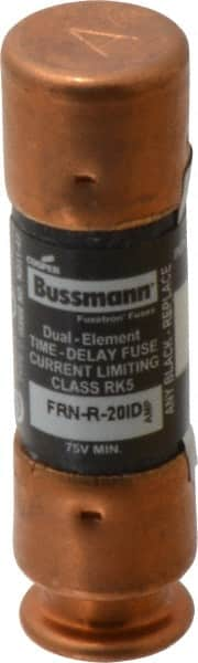 Cooper Bussmann - 125 VDC, 250 VAC, 20 Amp, Time Delay General Purpose Fuse - Fuse Holder Mount, 50.8mm OAL, 20 at DC, 200 (RMS) kA Rating, 14.3mm Diam - A1 Tooling