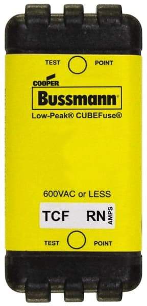 Cooper Bussmann - 300 VDC & 600 VAC, 3 Amp, Time Delay General Purpose Fuse - Plug-in Mount, 47.75mm OAL, 100 at DC, 200 (CSA RMS), 300 (UL RMS) kA Rating - A1 Tooling