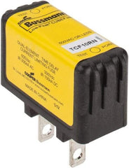 Cooper Bussmann - 300 VDC & 600 VAC, 10 Amp, Time Delay General Purpose Fuse - Plug-in Mount, 47.75mm OAL, 100 at DC, 200 (CSA RMS), 300 (UL RMS) kA Rating - A1 Tooling