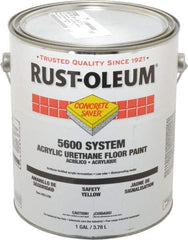 Rust-Oleum - 1 Gal Can Satin Safety Yellow Floor Coating - <100 g/L VOC Content - A1 Tooling