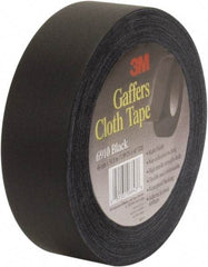 3M - 48mm x 54.8m Black Gaffers Tape - 12 mil, Rubber Adhesive, Vinyl Backing, 45 Lb/ln Tensile Strength, Series 6910 - A1 Tooling