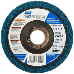 Norton - 4-1/2" Diam, Medium Grade, Aluminum Oxide Deburring Disc - A1 Tooling