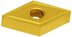 Hertel - DNMG431 R Grade HC210 Carbide Turning Insert - TiN Finish, 55° Diamond, 1/2" Inscr Circle, 3/16" Thick, 1/64" Corner Radius - A1 Tooling