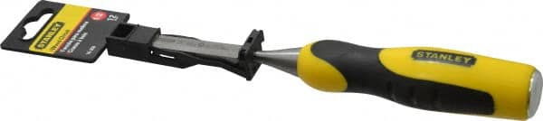 Stanley - 9" OAL x 1/2" Blade Width Wood Chisel - 1/2" Tip, Polypropylene Handle - A1 Tooling