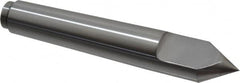 Riten - 1.078" Head Diam, Carbide-Tipped Steel Standard Point Half Dead Center - B&S 9 Brown & Sharpe Taper, 1.078" Point Diam, 6-1/2" OAL - A1 Tooling