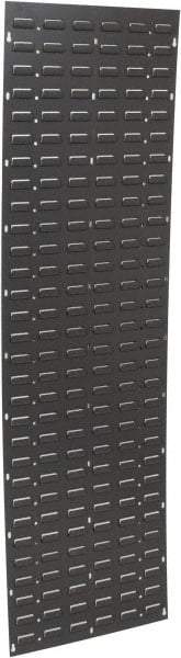 Quantum Storage - 18" Wide x 61" High, Gray Louvered Bin Panel - Use with Quantum Storage Systems - ALL QUS Bins - A1 Tooling