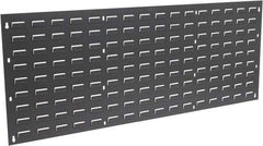 Quantum Storage - 48" Wide x 19" High, Gray Louvered Bin Panel - Use with Quantum Storage Systems - ALL QUS Bins - A1 Tooling