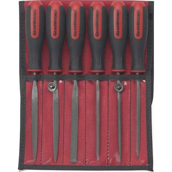 GEARWRENCH - File Sets File Set Type: American File Types Included: Flat; Half Round; Knife; Round; Square; Triangle - A1 Tooling