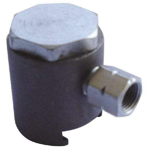 PRO-LUBE - 7,500 Operating psi, 7/8" Long, 1/8 Thread, Grease Gun Button-Head Coupler - NPT Thread - A1 Tooling