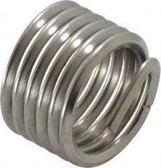 Recoil - 3/4-10 UNC, 3/4" OAL, Free Running Helical Insert - 5-7/8 Free Coils, Tanged, Stainless Steel, Bright Finish, 1D Insert Length - A1 Tooling