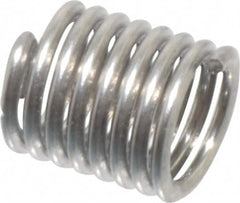 Recoil - #5-40 UNC, 1/4" OAL, Free Running Helical Insert - 7-3/4 Free Coils, Tanged, Stainless Steel, Bright Finish, 2D Insert Length - A1 Tooling