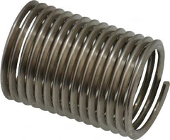 Recoil - 7/16-20 UNF, 7/8" OAL, Free Running Helical Insert - 14-5/8 Free Coils, Tanged, Stainless Steel, Bright Finish, 2D Insert Length - A1 Tooling