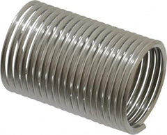 Recoil - 5/8-18 UNF, 1-1/4" OAL, Free Running Helical Insert - 19-1/4 Free Coils, Tanged, Stainless Steel, Bright Finish, 2D Insert Length - A1 Tooling