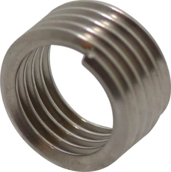 Recoil - M7x1.00 Metric Coarse, 7mm OAL, Free Running Helical Insert - 4-7/8 Free Coils, Tanged, Stainless Steel, Bright Finish, 1D Insert Length - A1 Tooling