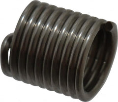 Recoil - M3.5x0.60 Metric Coarse, 7mm OAL, Free Running Helical Insert - 8-5/8 Free Coils, Tanged, Stainless Steel, Bright Finish, 2D Insert Length - A1 Tooling