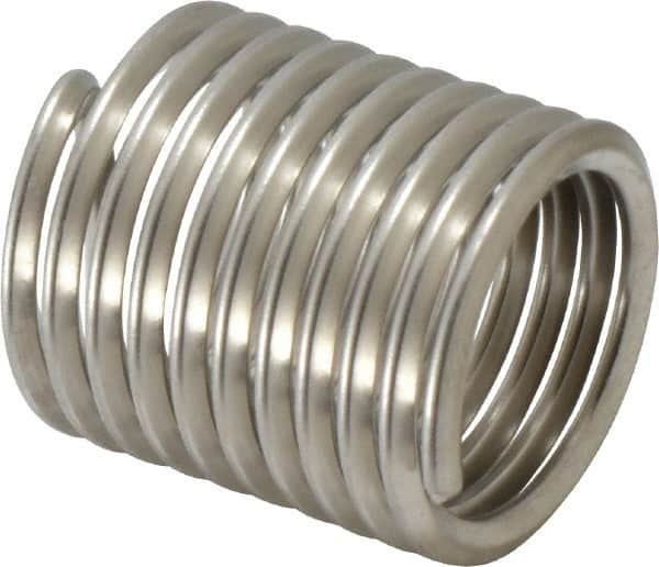 Recoil - 7/8-9 UNC, 1.312" OAL, Free Running Helical Insert - 10 Free Coils, Tanged, Stainless Steel, 1-1/2D Insert Length - A1 Tooling