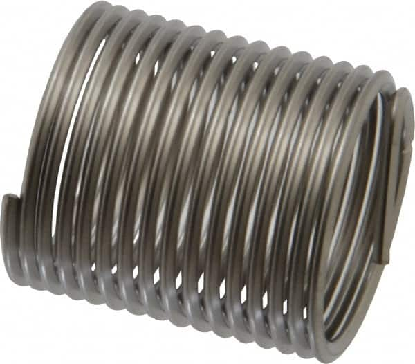 Recoil - 1-12 UNF, 1-1/2" OAL, Free Running Helical Insert - 15 Free Coils, Tanged, Stainless Steel, 1-1/2D Insert Length - A1 Tooling