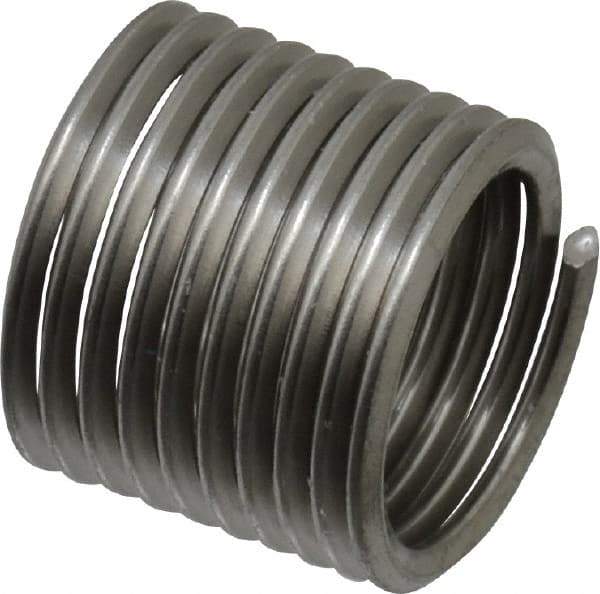 Recoil - M10x1.25 Metric Fine, 15" OAL, Free Running Helical Insert - 9-1/2 Free Coils, Tanged, Stainless Steel, 1-1/2D Insert Length - A1 Tooling