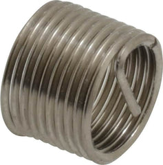 Recoil - M10x1.00 Metric Fine, 1/2" OAL, Free Running Helical Insert - 9-1/2 Free Coils, Tanged, Stainless Steel - A1 Tooling