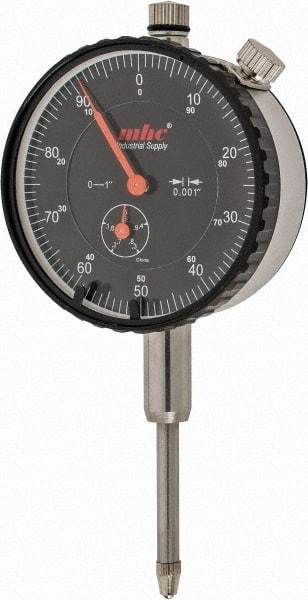 Value Collection - 1" Range, 0-100 Dial Reading, 0.001" Graduation Dial Drop Indicator - 2.28" Dial, Revolution Counter - A1 Tooling